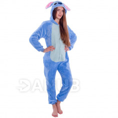 Plyšový overal Kigurumi - vzor Stitch - velikost M - 160cm