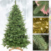 Springos Umělý vánoční stromeček Premium Royal Trees - 220 cm - sibiřský smrk s dřevěným stojanem