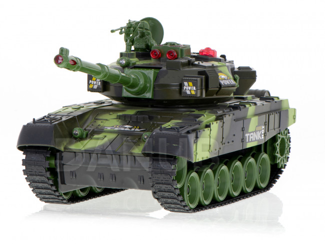 RC válečný tank 9993 2,4 GHz lesní kamufláž