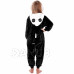 Plyšový overal Kigurumi - vzor panda - 125-140 cm