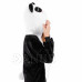 Plyšový overal Kigurumi - vzor panda - 125-140 cm